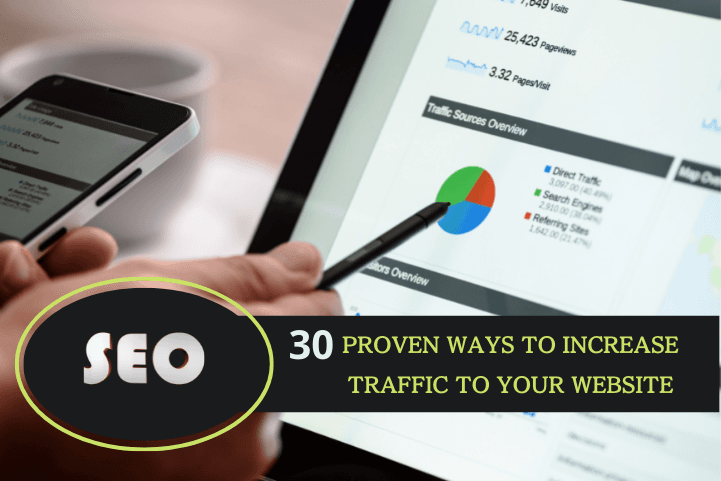 30 Proven ways to Increase traffic to your website