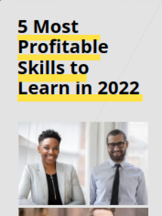 5 Most Profitable Skills to Learn in 2022